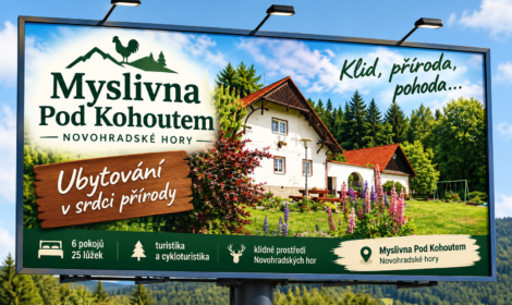 Pronájem ubytování v             Myslivně Pod Kohoutem